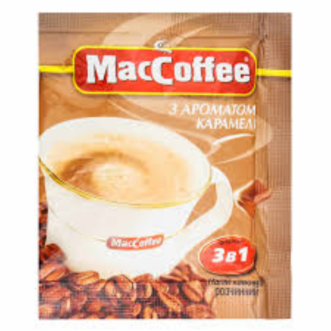 MACCOFFEE 3 IN 1 CARAMEL 18G